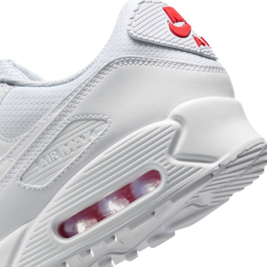 Image number 4 for Nike Air Max 90 Trainers White