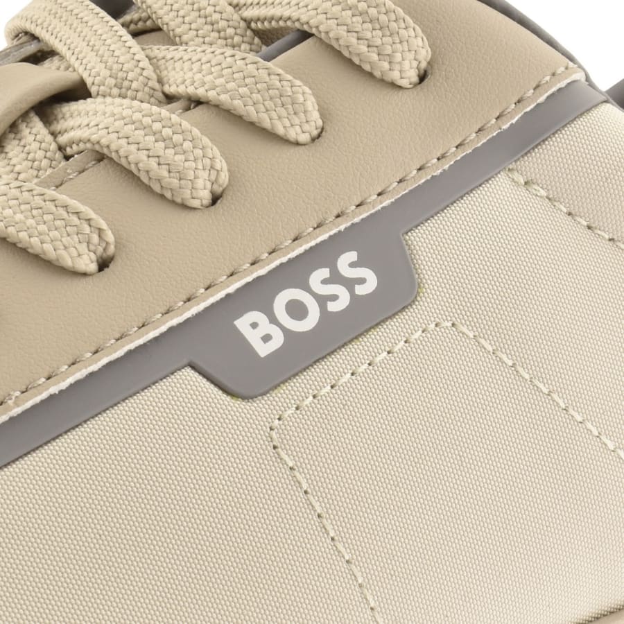 Image number 4 for BOSS Nitan Trainers Medium Beige