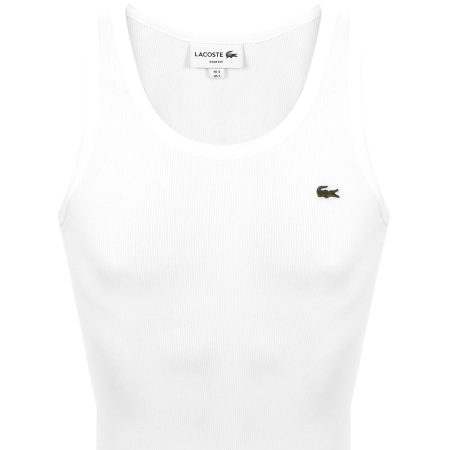 Image number 2 for Lacoste Slim Fit Vest White