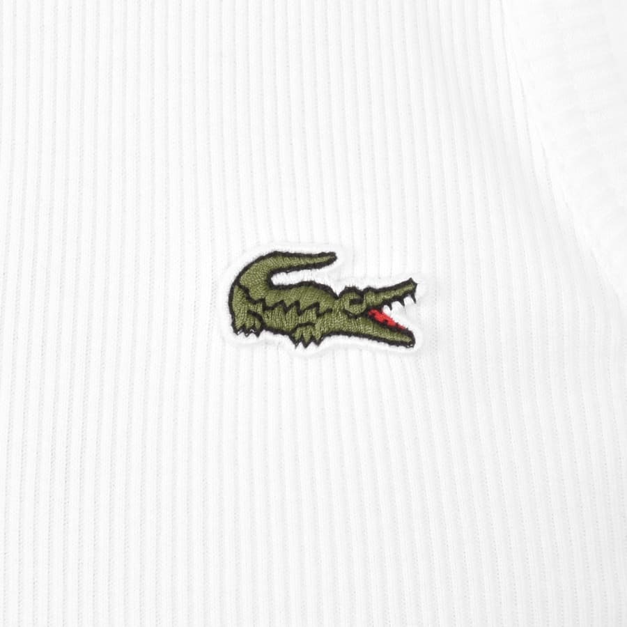 Image number 3 for Lacoste Slim Fit Vest White