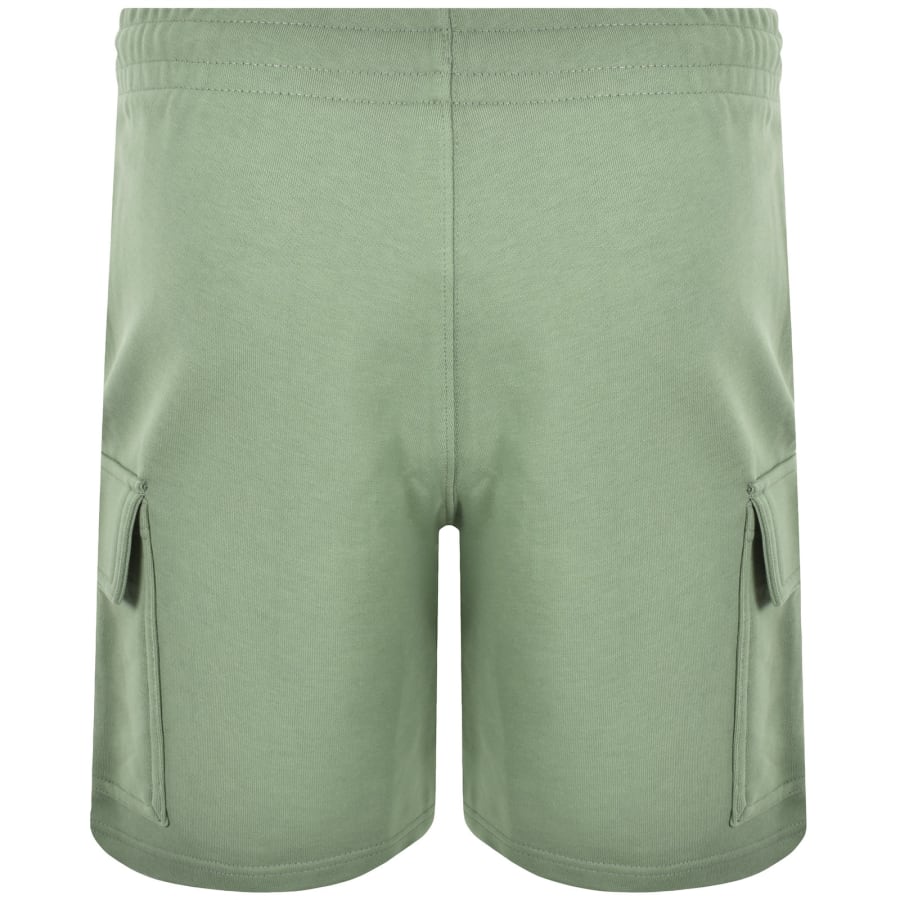 Image number 2 for Lacoste Jersey Cargo Shorts Green