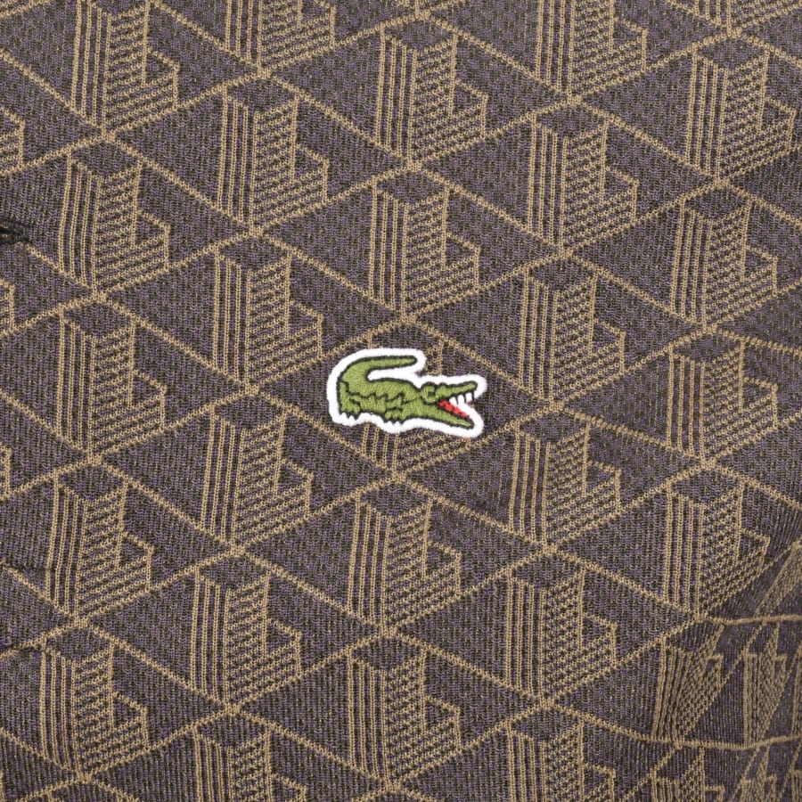 Image number 3 for Lacoste Logo Polo T Shirt Brown