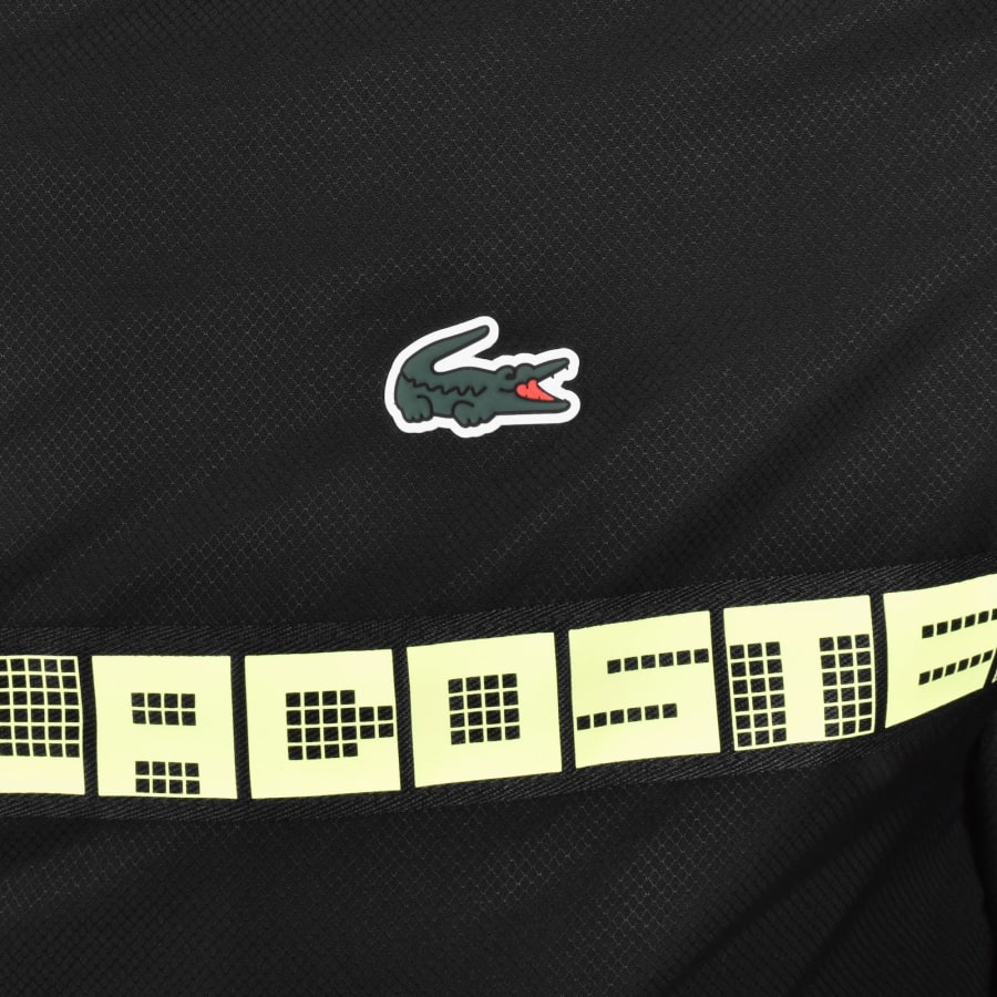 Image number 3 for Lacoste Sport Hooded Tracksuit Black