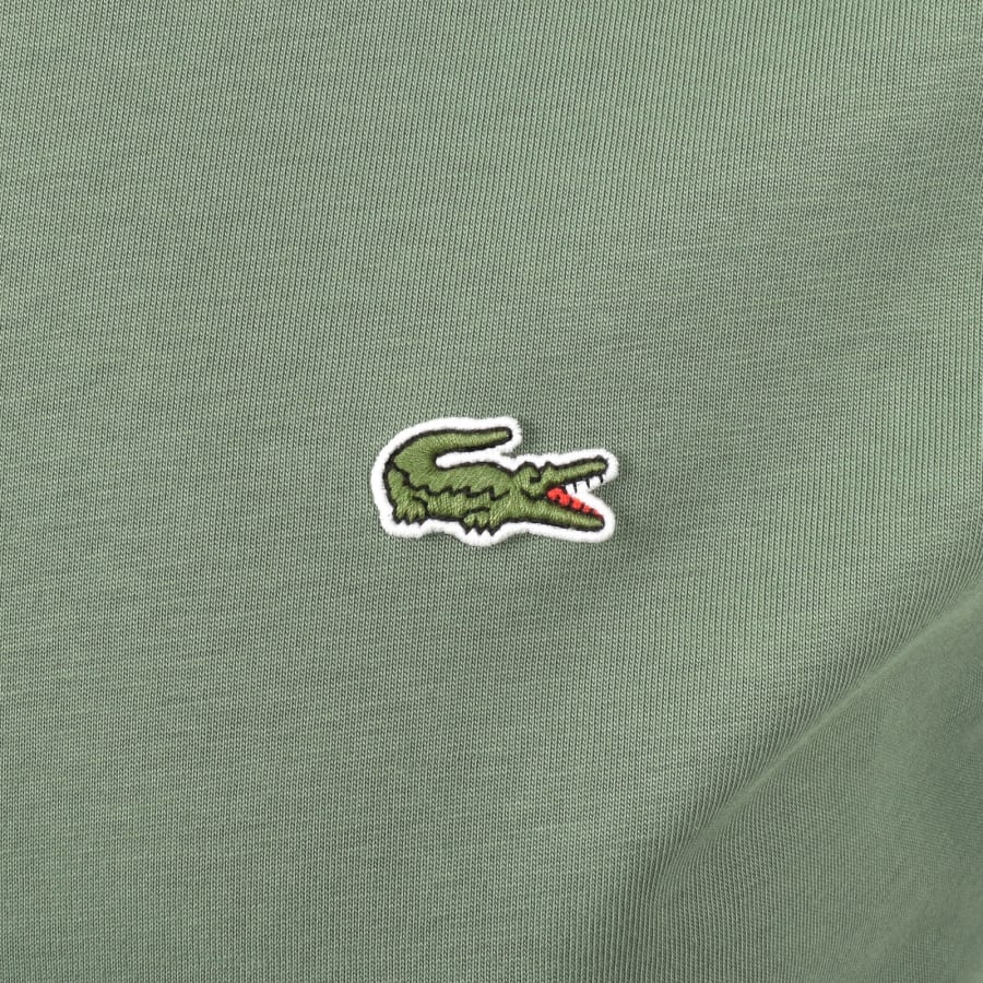 Image number 3 for Lacoste Core Logo T Shirt Thyme Green