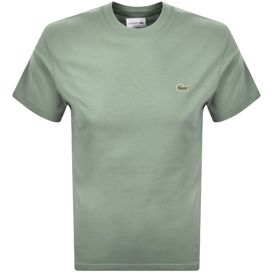 Image number 1 for Lacoste Core Logo T Shirt Thyme Green