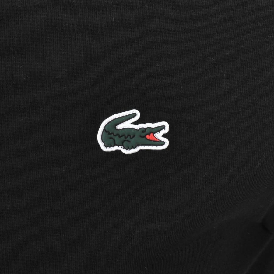 Image number 5 for Lacoste Back Blur Logo T Shirt Black