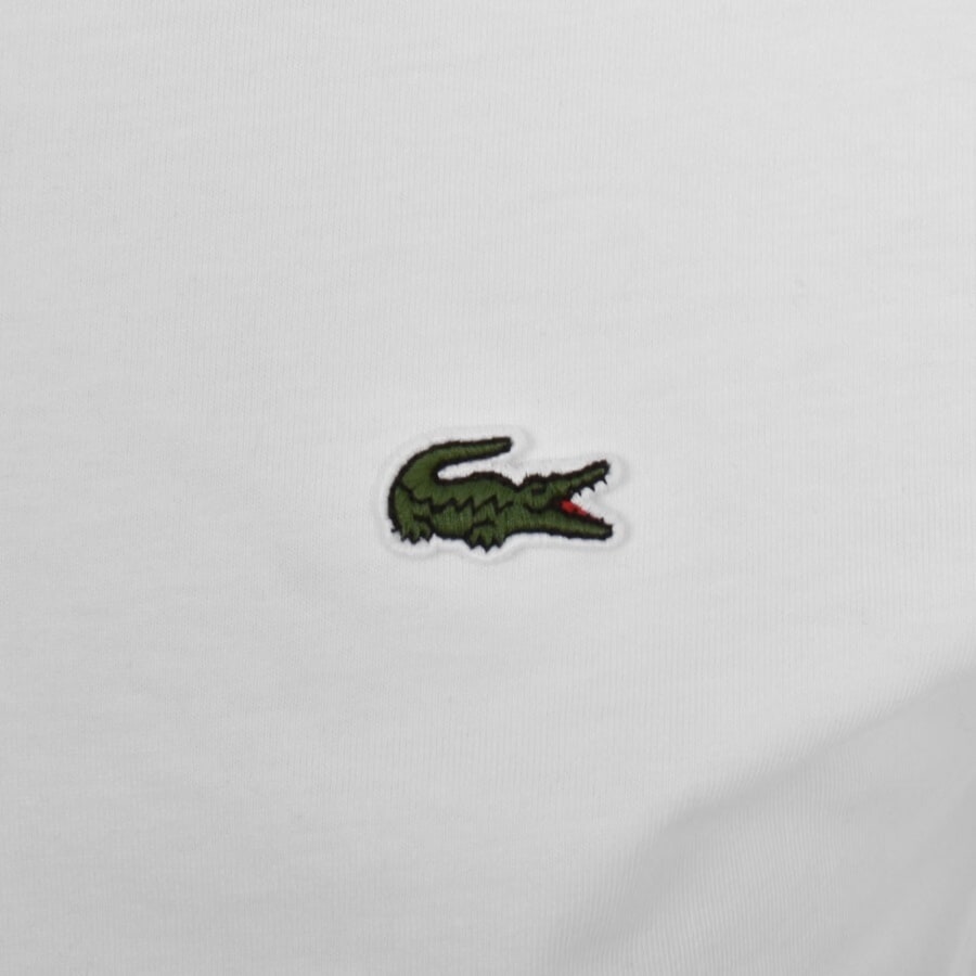 Image number 3 for Lacoste Crew Neck T Shirt White