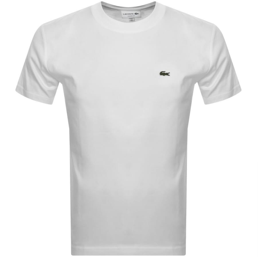 Image number 1 for Lacoste Crew Neck T Shirt White