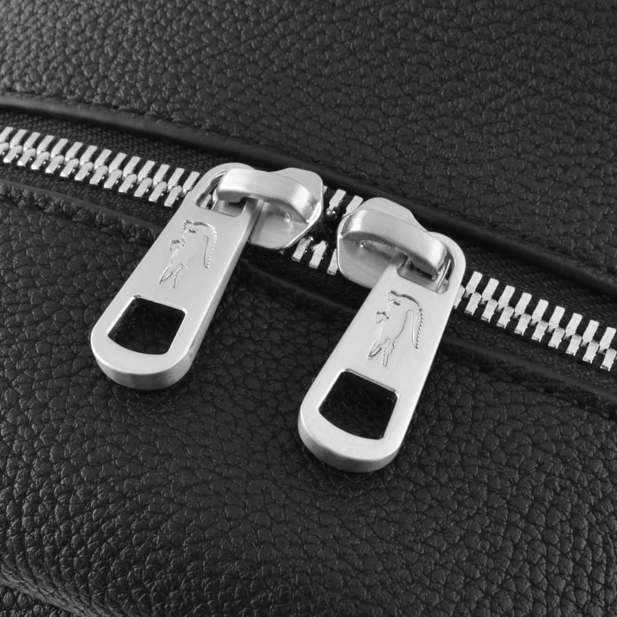 Image number 4 for Lacoste Logo Backpack Black