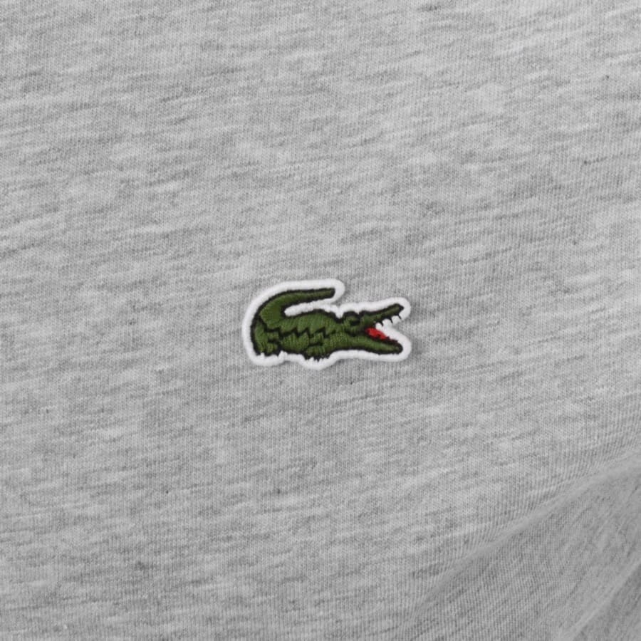 Image number 3 for Lacoste Crew Neck T Shirt Grey