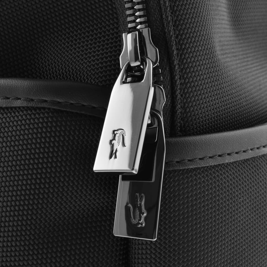 Image number 4 for Lacoste Logo Backpack Black
