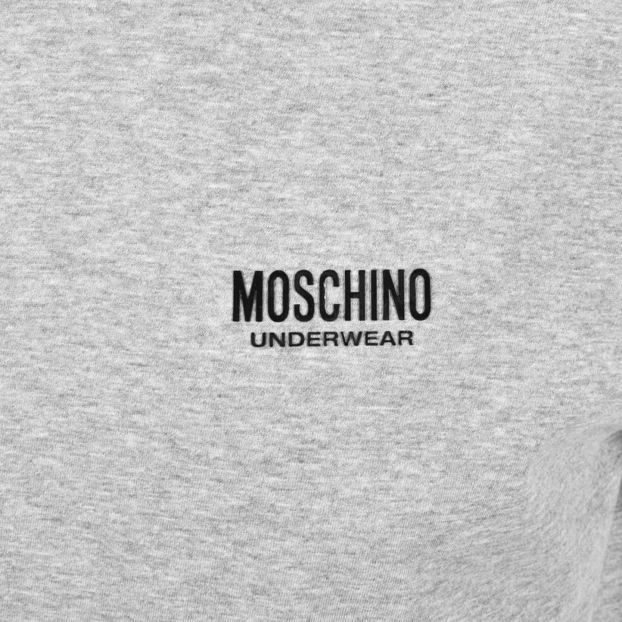 Image number 3 for Moschino Logo T Shirt Grey