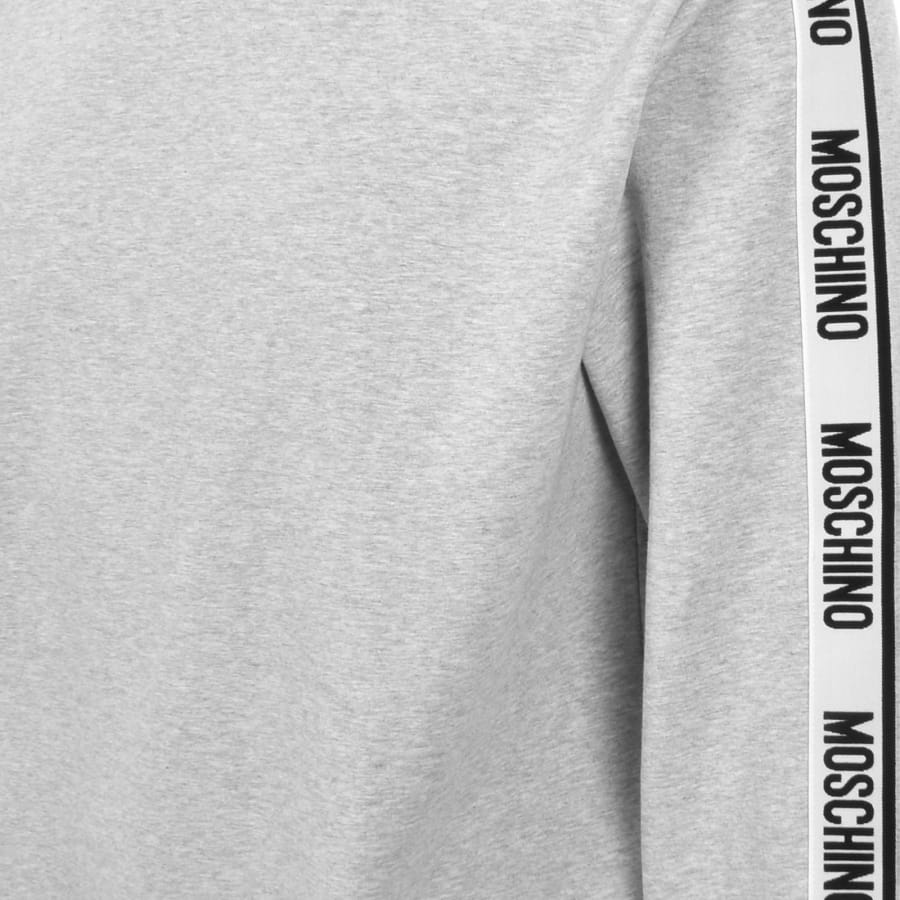 Image number 5 for Moschino Tape Logo Sweatshirt Grey