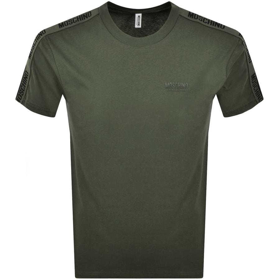 Image number 2 for Moschino Logo T Shirt Green