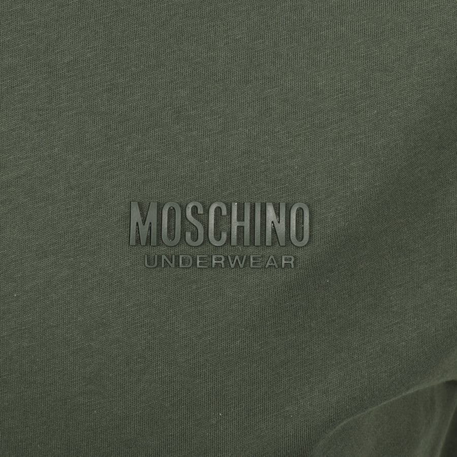 Image number 4 for Moschino Logo T Shirt Green
