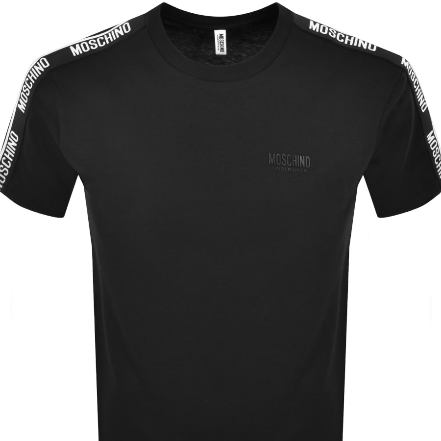 Image number 3 for Moschino Logo T Shirt Black