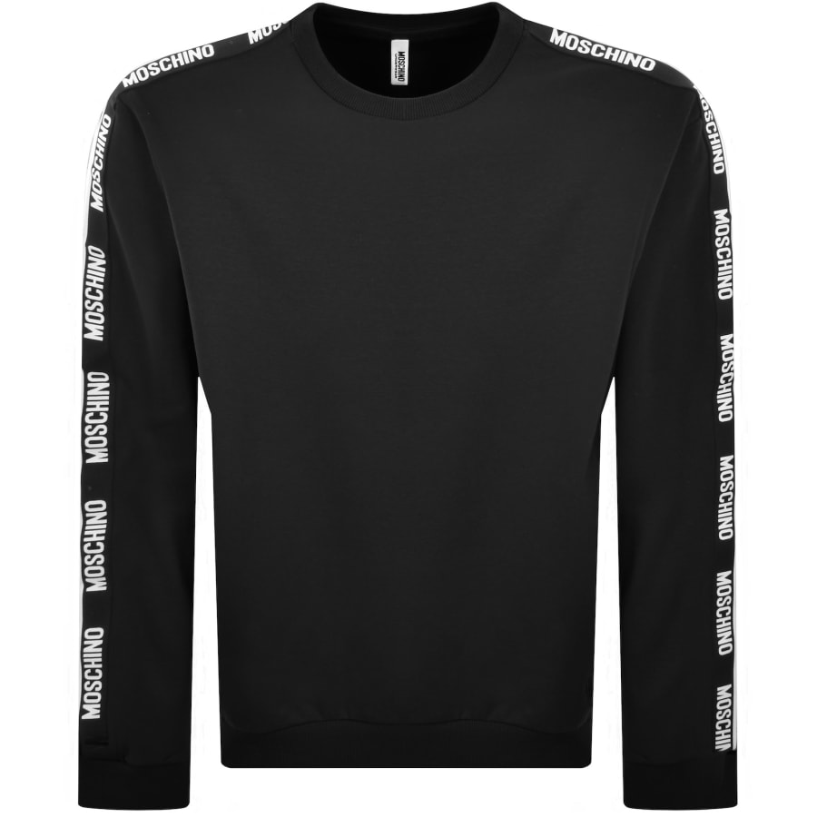 Image number 2 for Moschino Tape Logo Sweatshirt Black