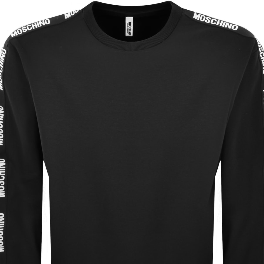Image number 3 for Moschino Tape Logo Sweatshirt Black