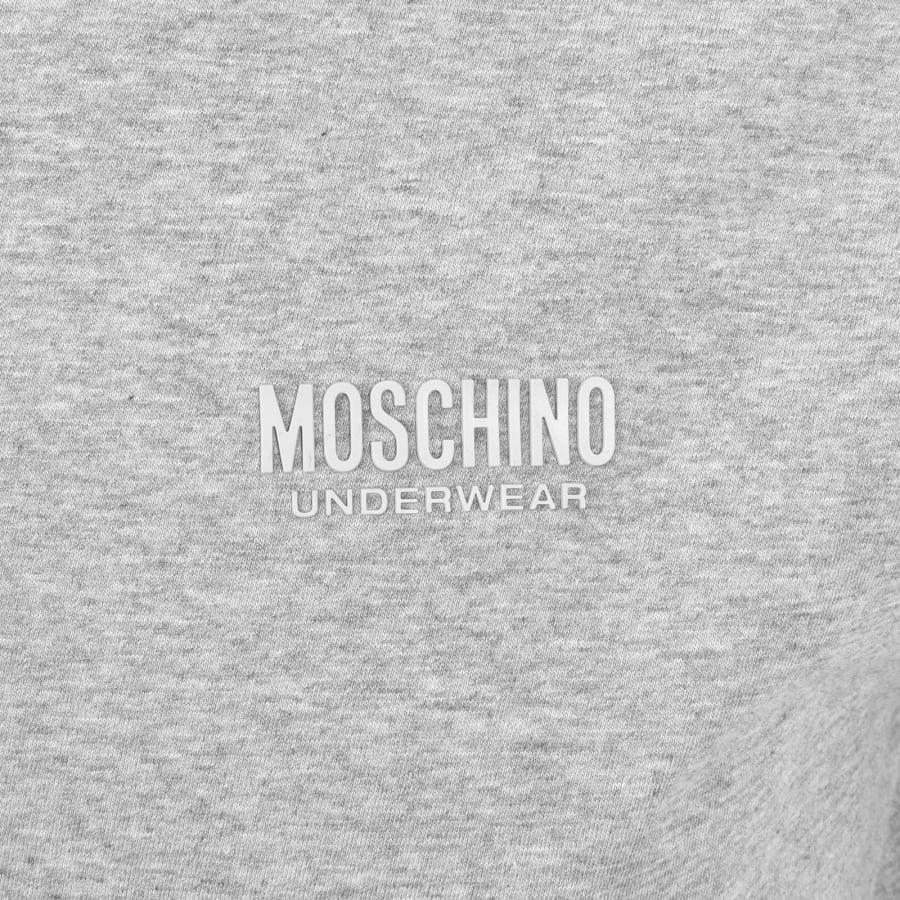 Image number 4 for Moschino Logo T Shirt Grey