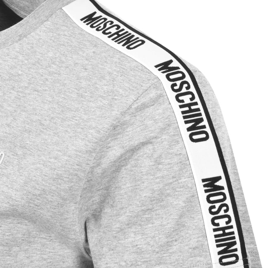 Image number 5 for Moschino Logo T Shirt Grey