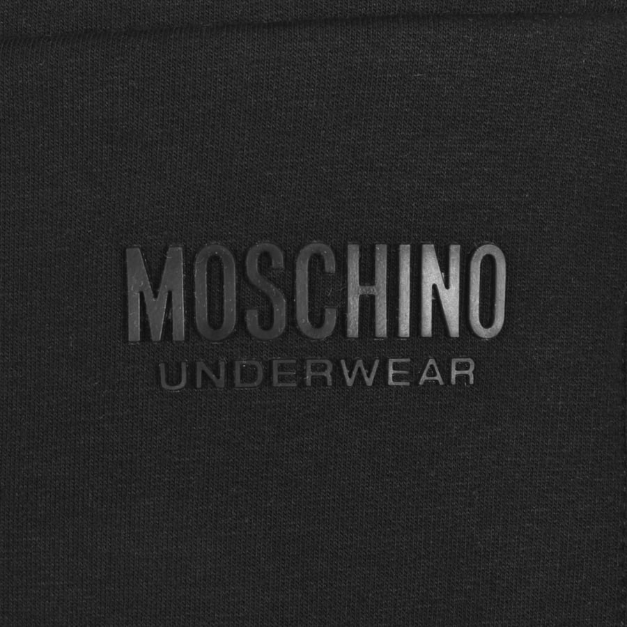 Image number 4 for Moschino Tape Logo Jogging Bottoms Black