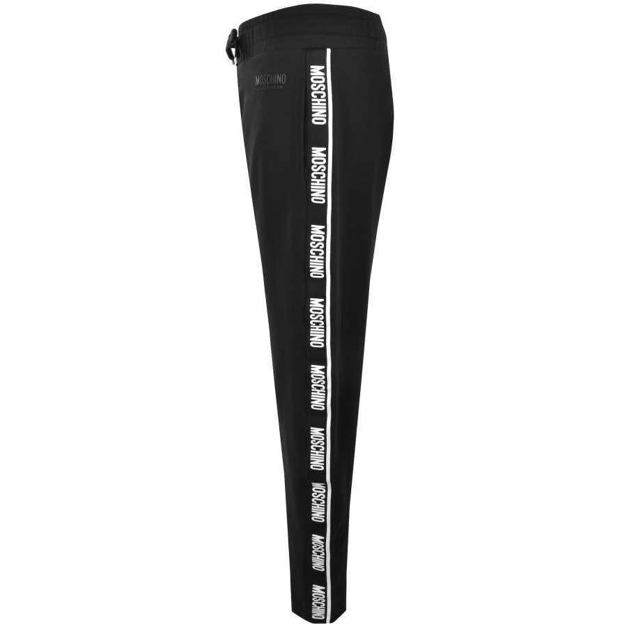 Image number 5 for Moschino Tape Logo Jogging Bottoms Black