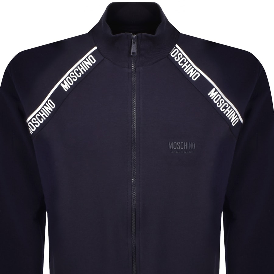 Image number 2 for Moschino Logo Sweatshirt Navy