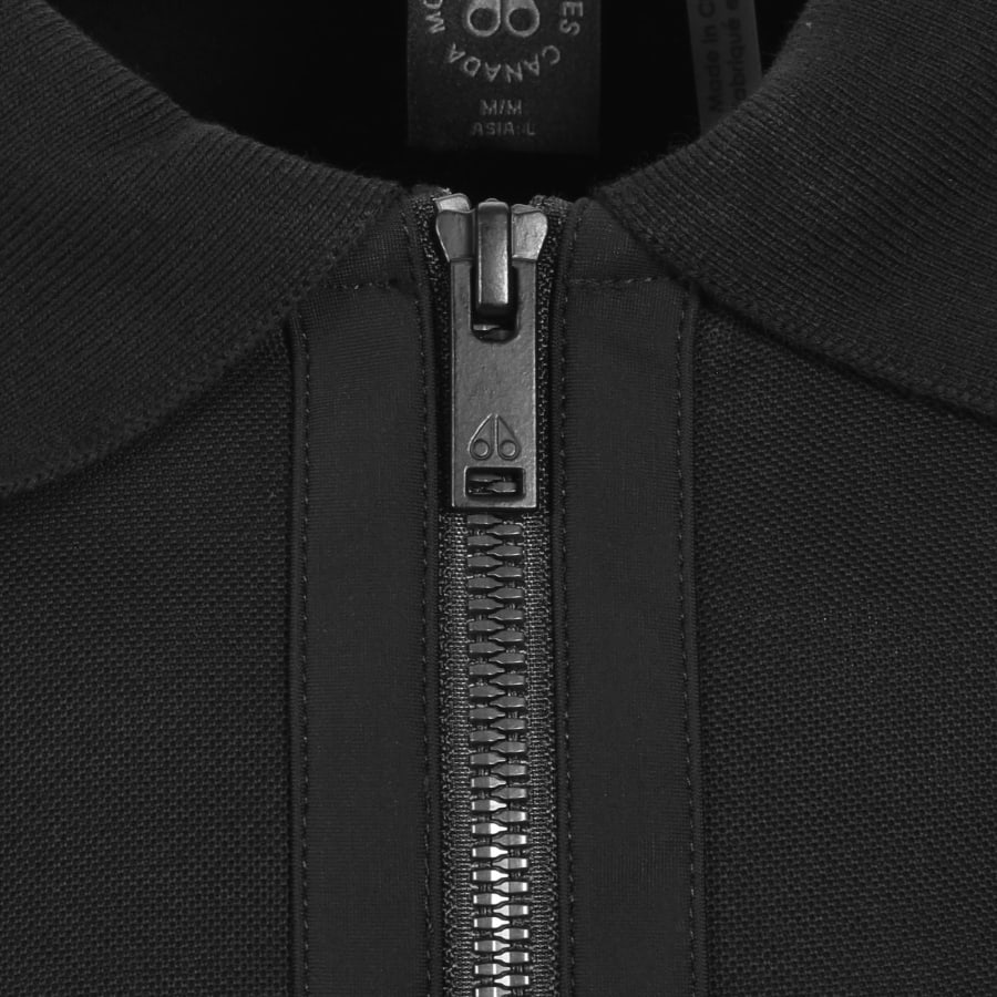 Image number 4 for Moose Knuckles Dalon Polo T Shirt Black