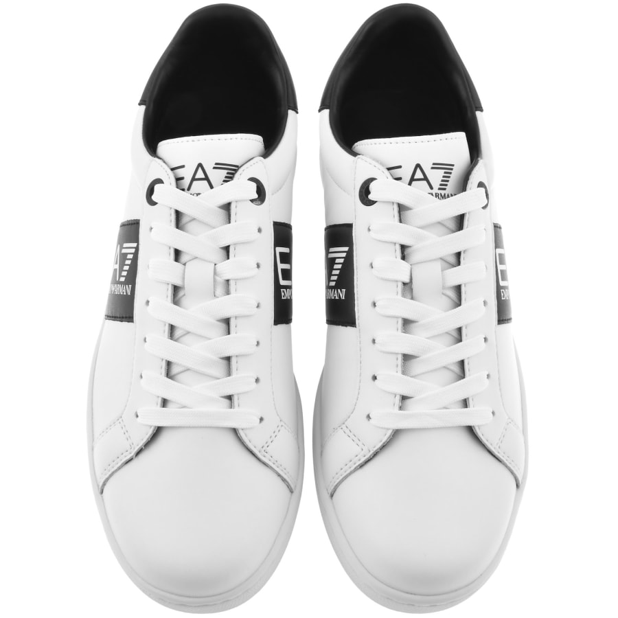 Image number 3 for EA7 Emporio Armani Logo Trainers  White
