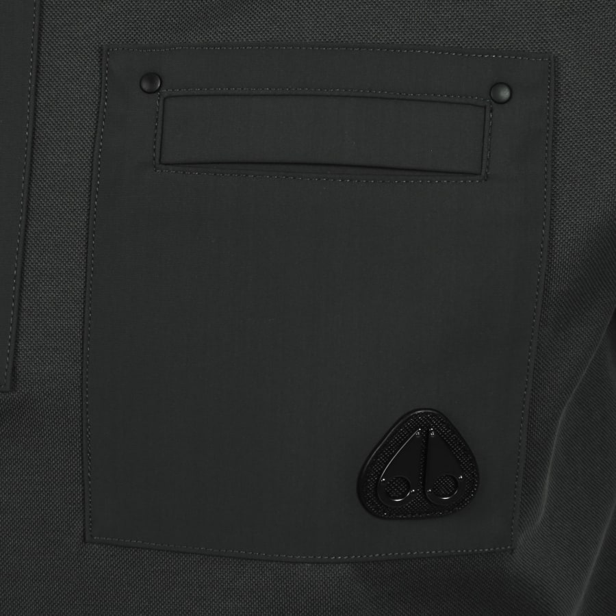Image number 3 for Moose Knuckles Dalon Polo T Shirt Grey