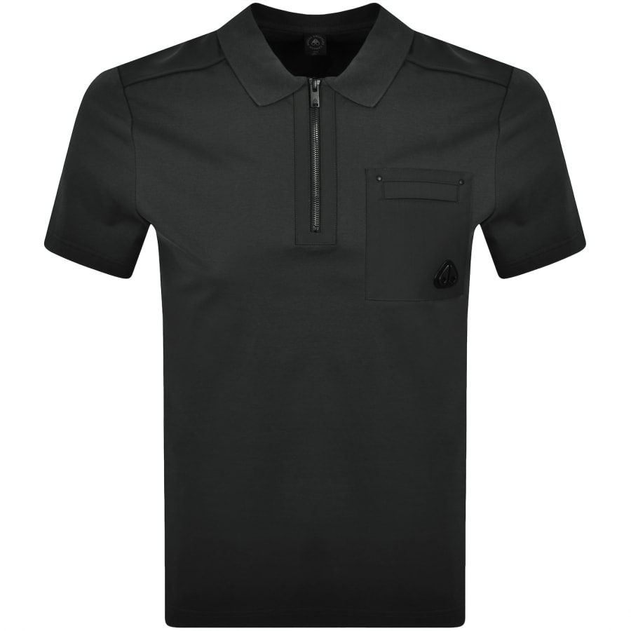 Image number 1 for Moose Knuckles Dalon Polo T Shirt Grey