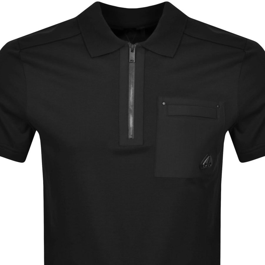 Image number 2 for Moose Knuckles Dalon Polo T Shirt Black