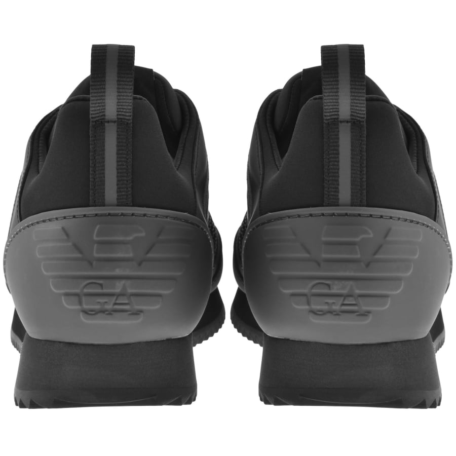 Image number 2 for EA7 Emporio Armani Logo Trainers Black