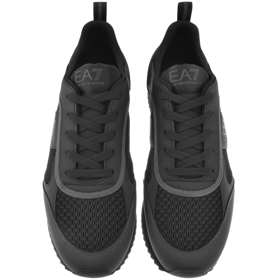 Image number 3 for EA7 Emporio Armani Logo Trainers Black