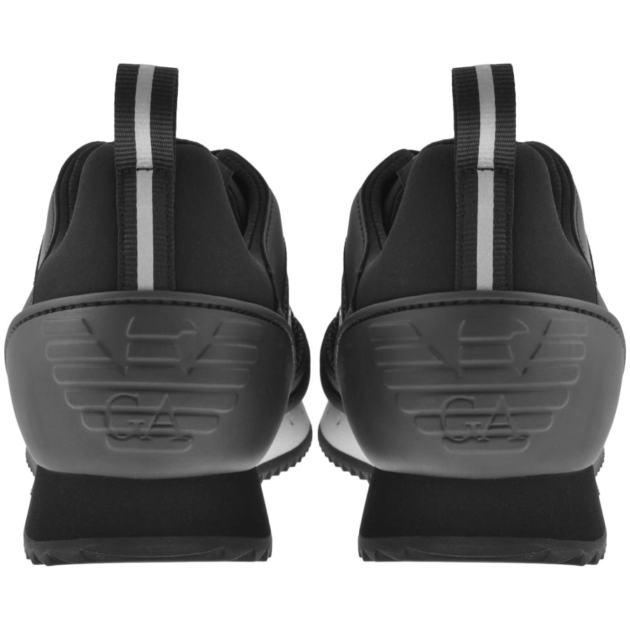 Image number 2 for EA7 Emporio Armani Logo Trainers Black