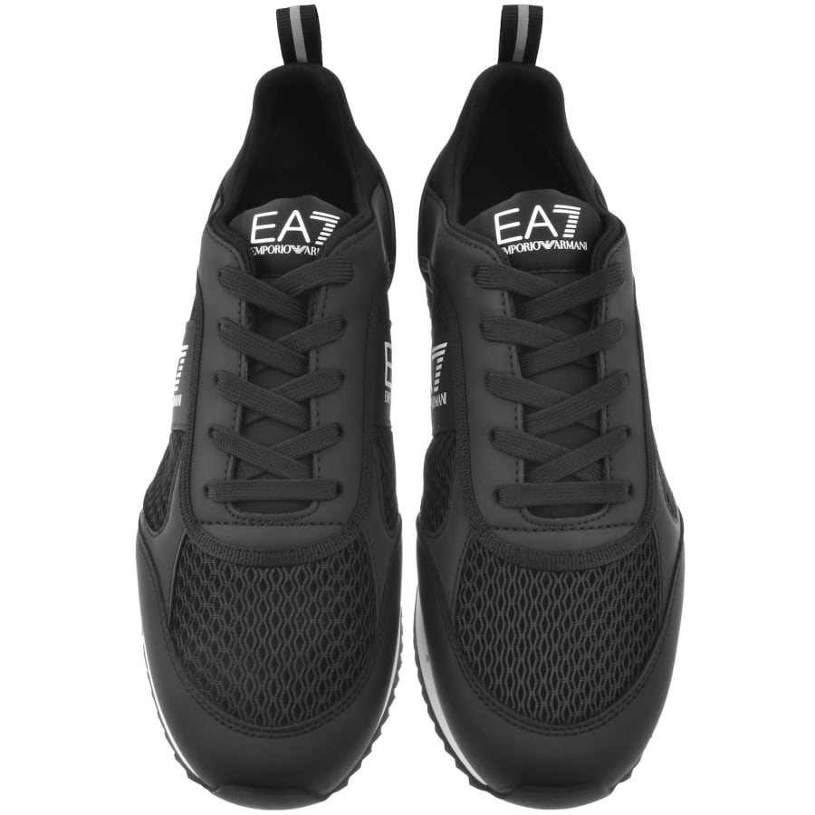 Image number 3 for EA7 Emporio Armani Logo Trainers Black