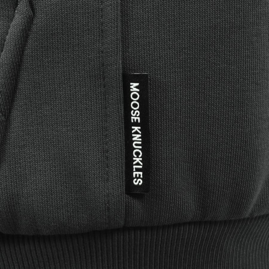 Image number 4 for Moose Knuckles Classic Bunny Zip Hoodie Grey