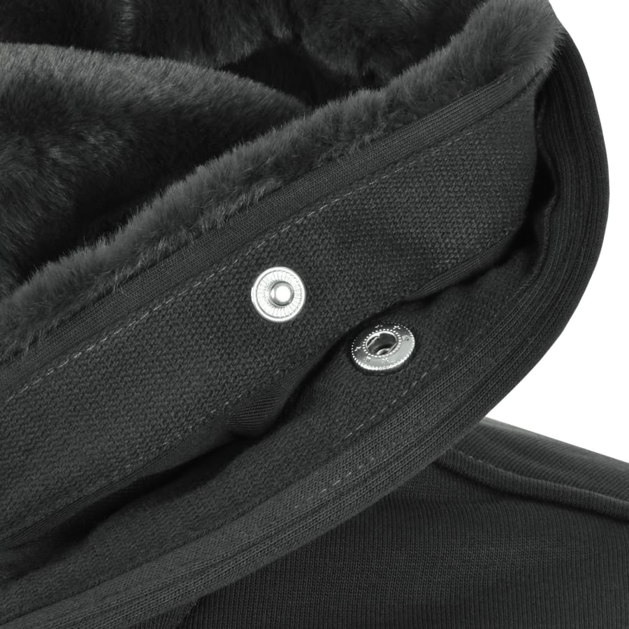 Image number 5 for Moose Knuckles Classic Bunny Zip Hoodie Grey