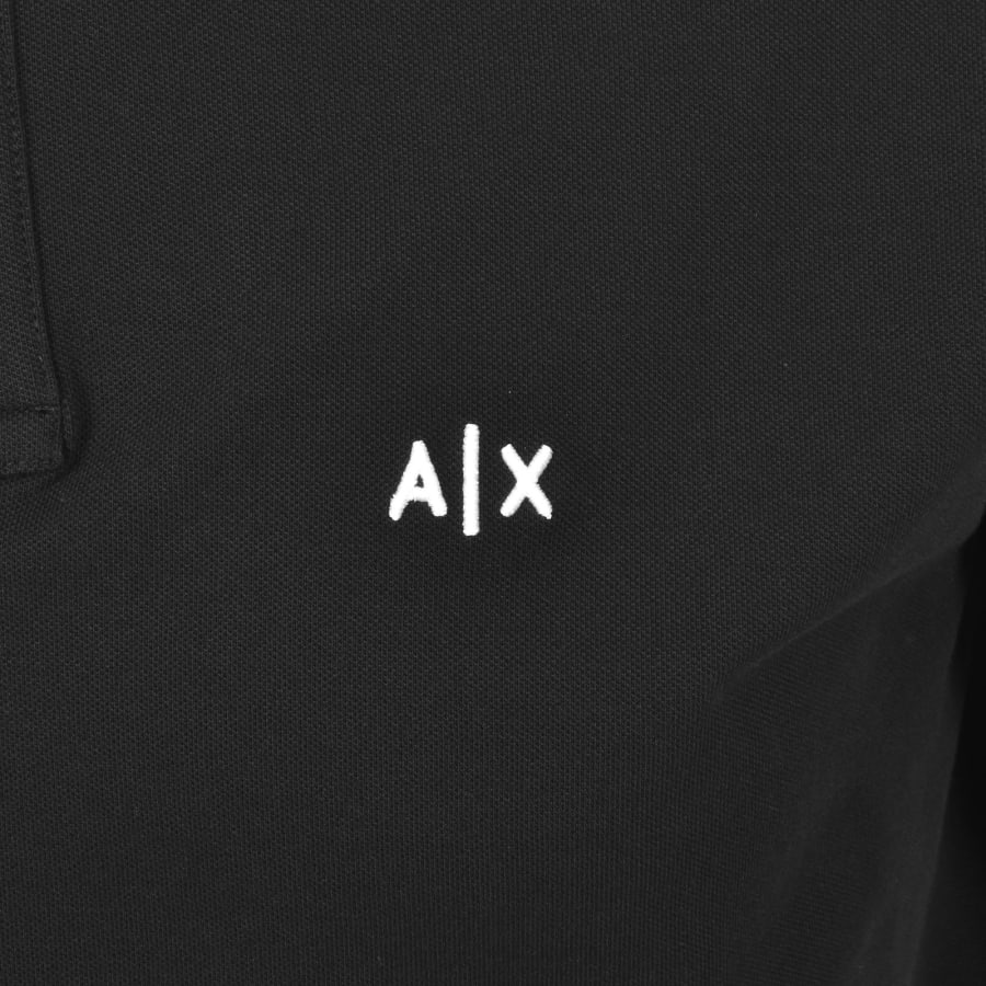 Image number 3 for Armani Exchange Polo T Shirt Black
