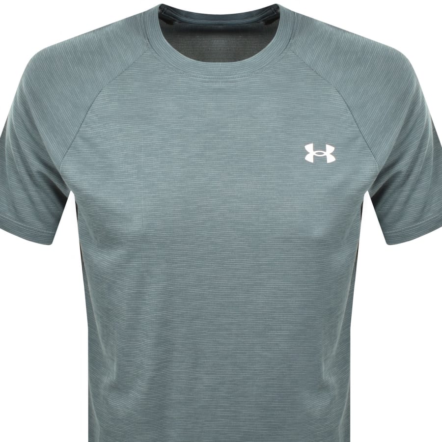 Image number 2 for Under Armour Tech Textured T Shirt Blue