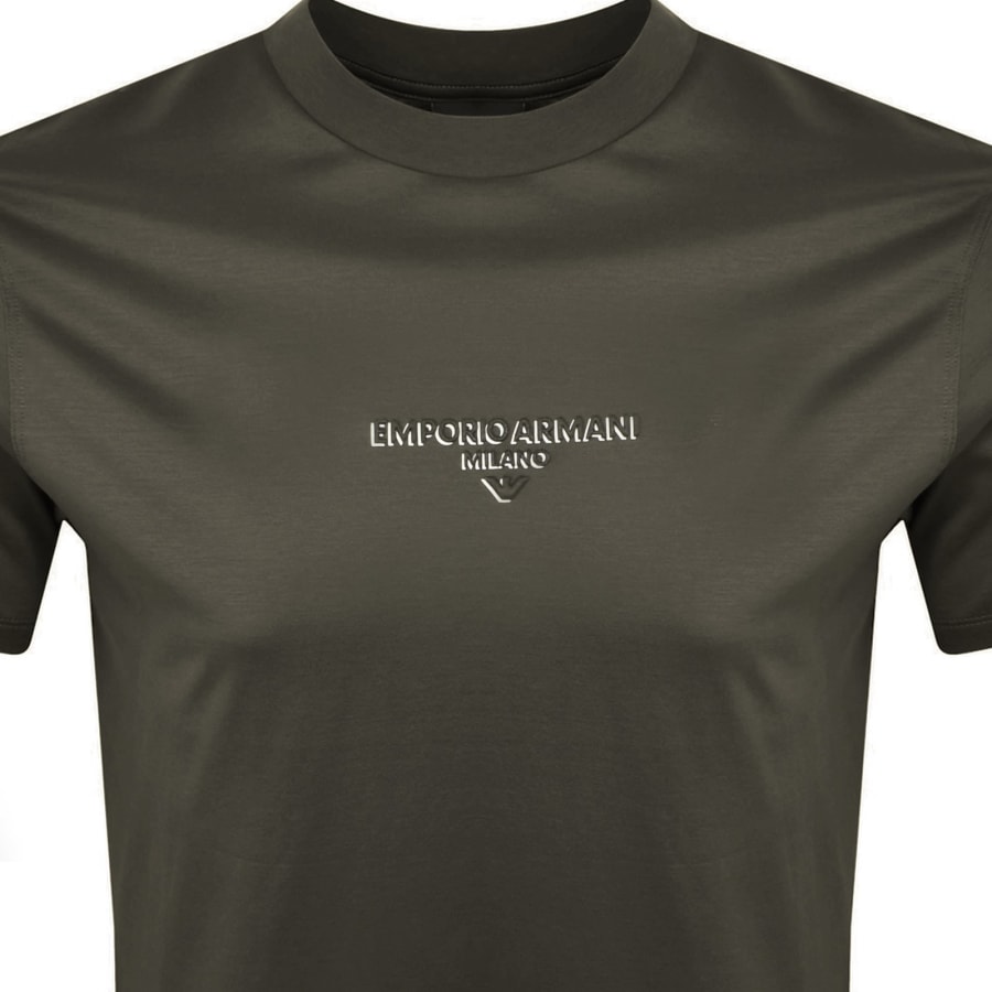 Image number 3 for Emporio Armani Logo T Shirt Green