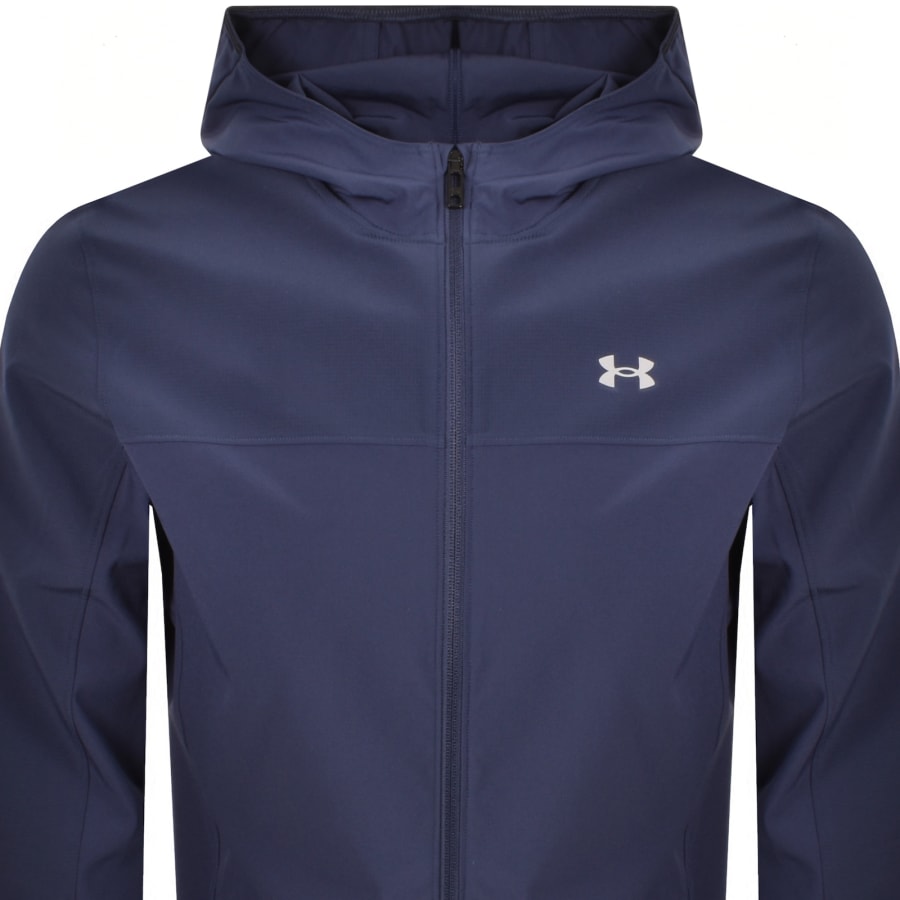 Image number 3 for Under Armour Velociti Pro Storm Jacket Navy