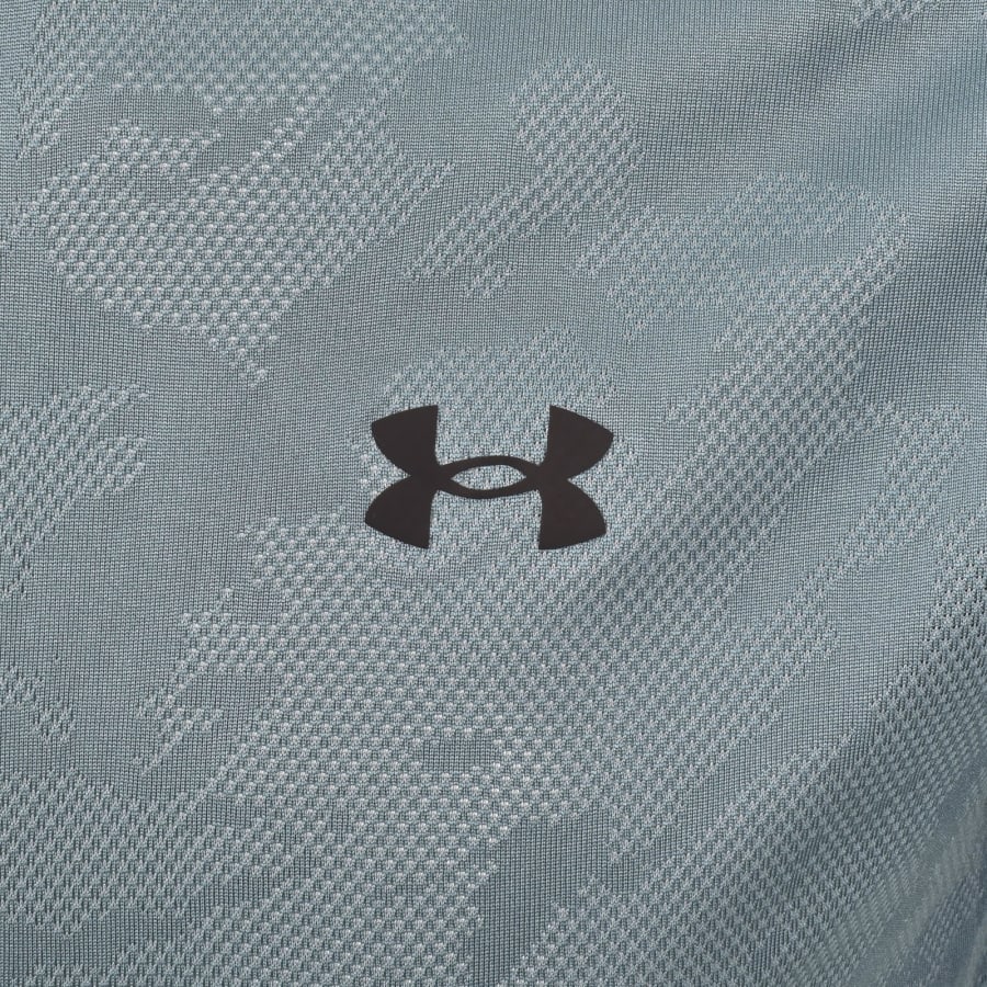 Image number 3 for Under Armour Tech Jacquard T Shirt Blue