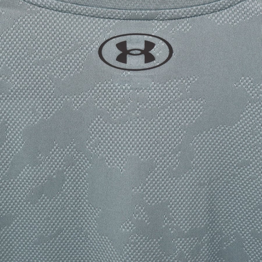 Image number 4 for Under Armour Tech Jacquard T Shirt Blue