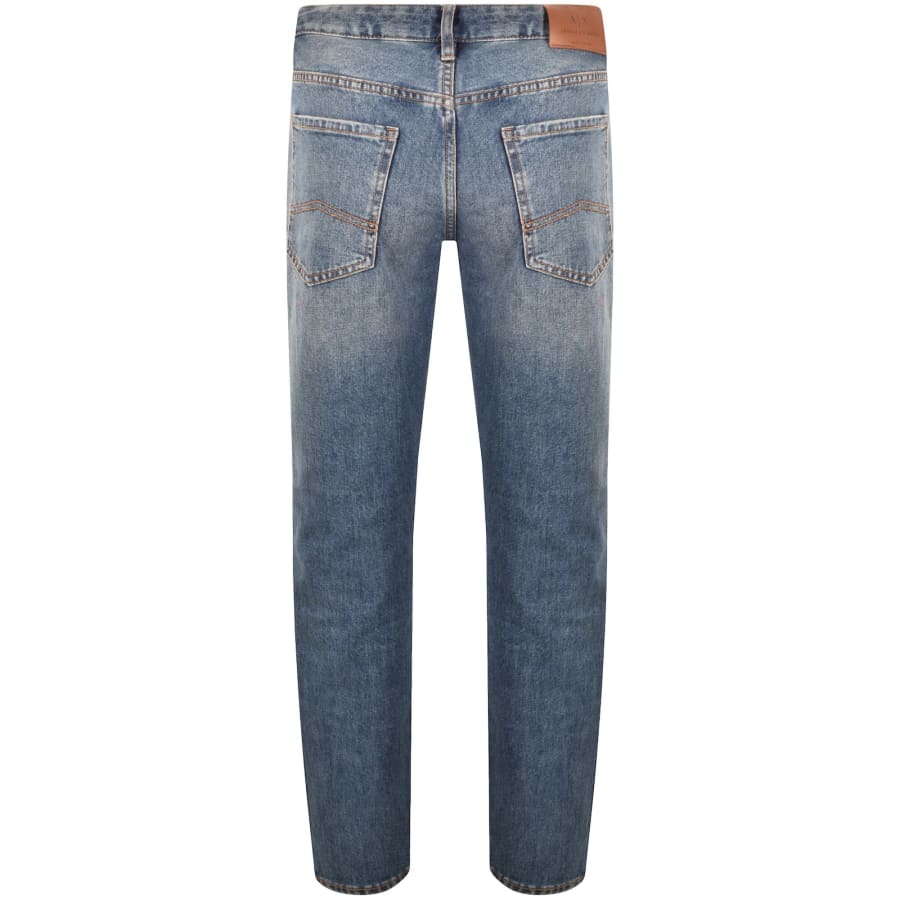 Image number 3 for Armani Exchange J14 Slim Fit Jeans Blue