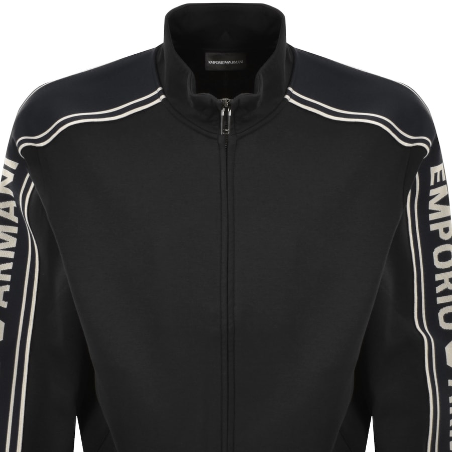 Image number 2 for Emporio Armani Full Zip Sweatshirt Black