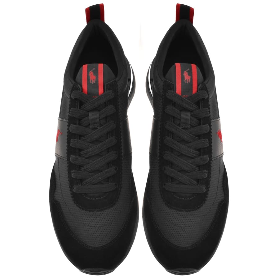 Image number 3 for Ralph Lauren Train 89 Trainers Black