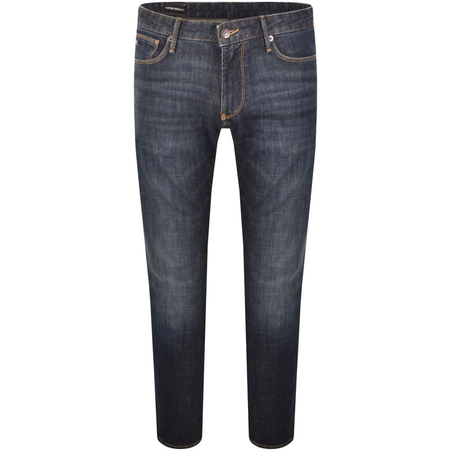Image number 2 for Emporio Armani J06 Slim Fit Jeans Blue