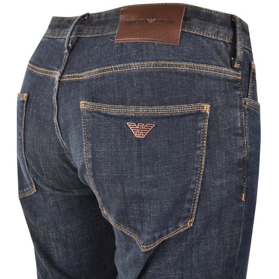 Image number 4 for Emporio Armani J06 Slim Fit Jeans Blue