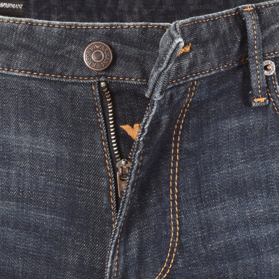 Image number 5 for Emporio Armani J06 Slim Fit Jeans Blue